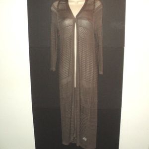 Torrid 00 M/L Open Front Long Cardigan Sweater